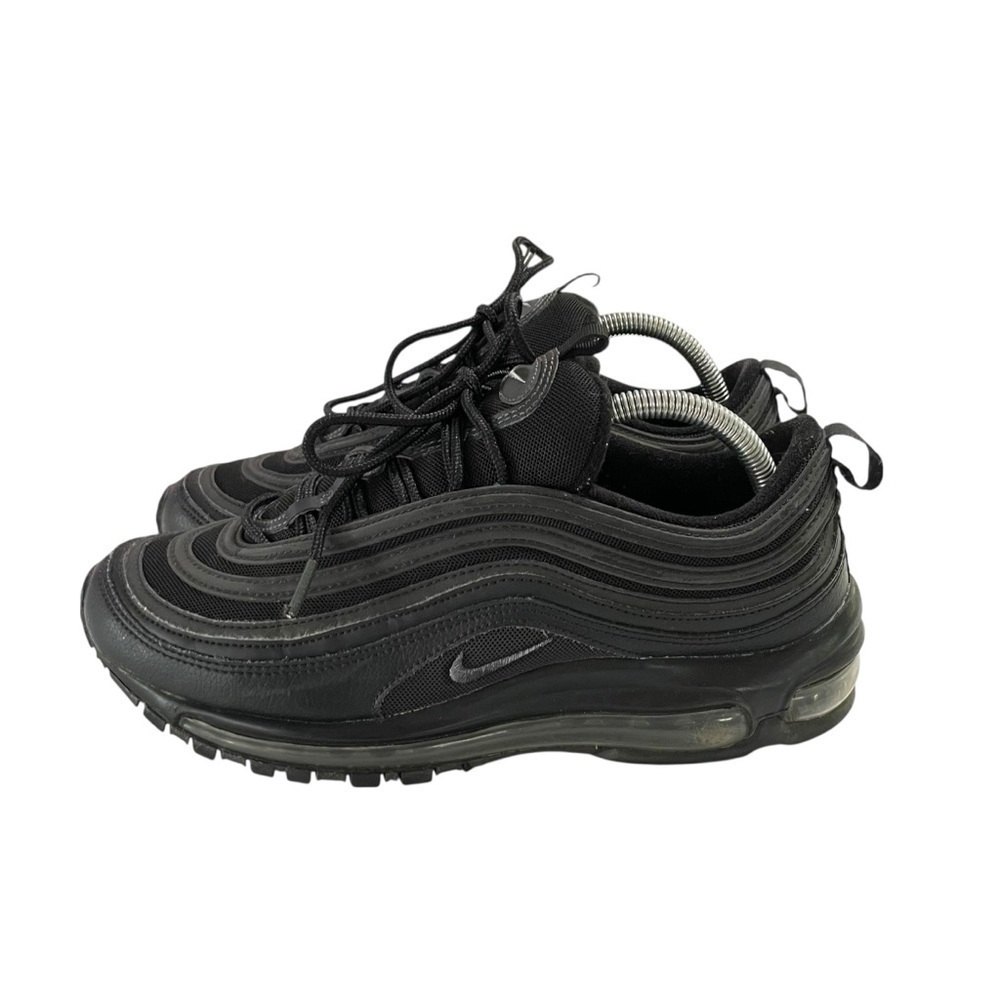 Nike Air Max 97 AM97 Triple Black Dark Grey 921826-015 Women’s Shoes Size 9